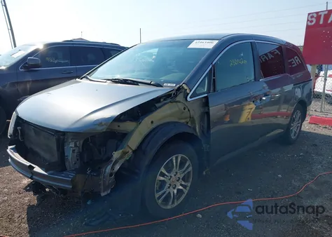 2011 Honda Odyssey Ex from USA, damaged, VIN 5FNRL5H46BB025489